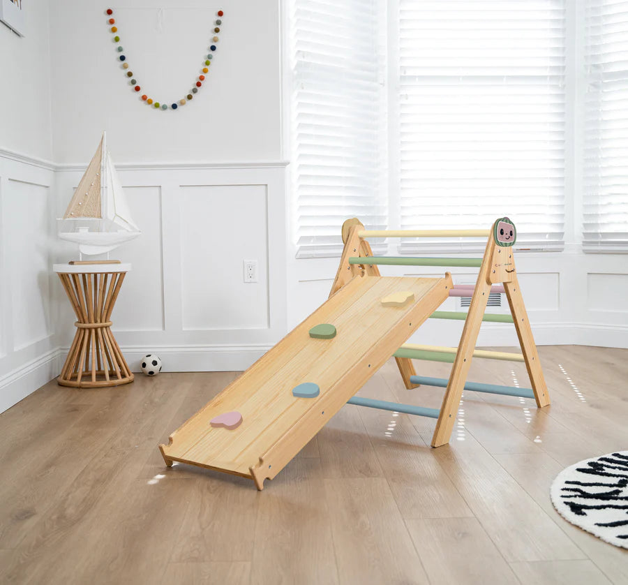 Hazel CocoMelon Pikler Triangle & Rocker Set