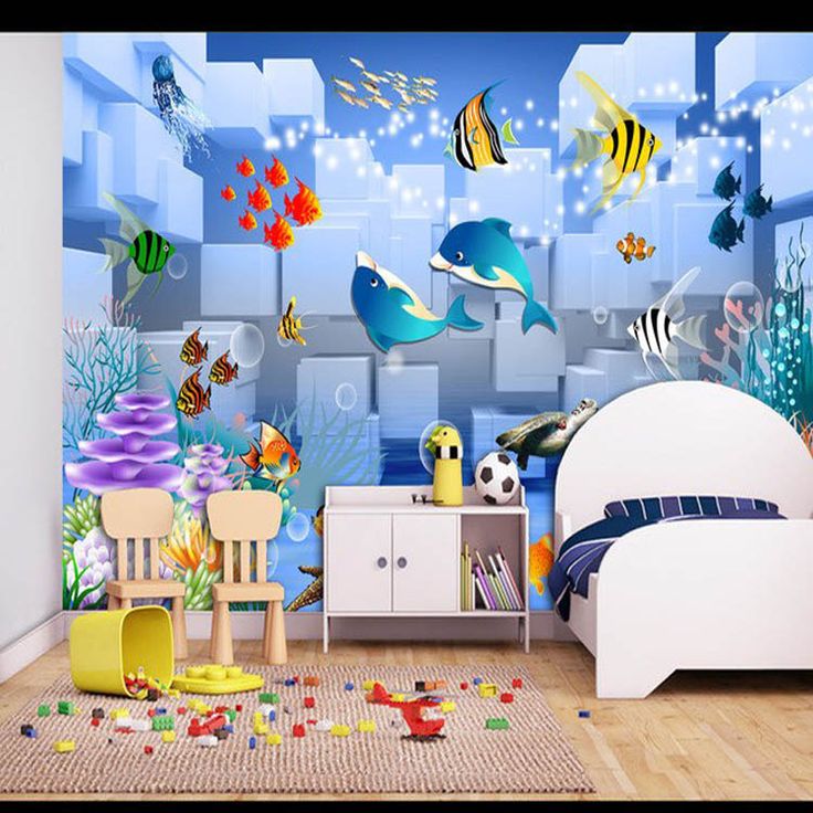 3D Kids Room Wallpaper