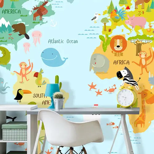 3D Kids Room Wallpaper