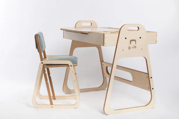 Adjustable multifunctional play, art and learning kids table