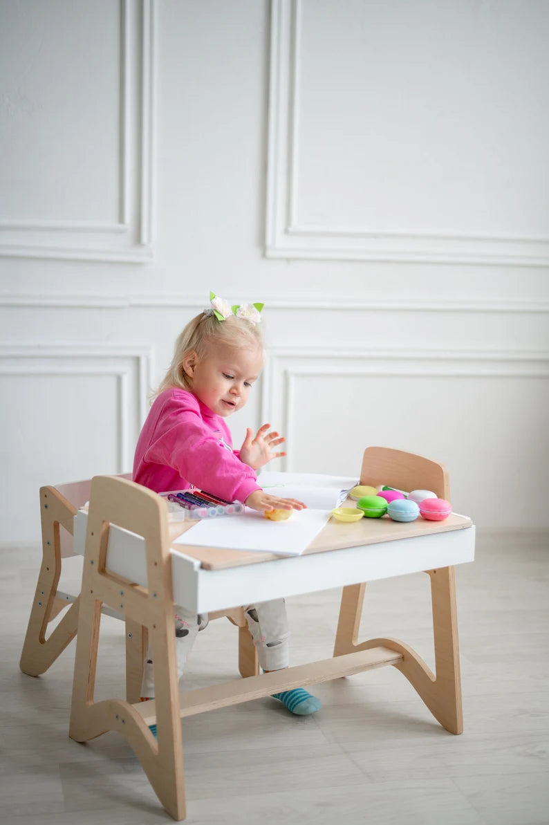 Toddler Table and Chair Set / Activity Table