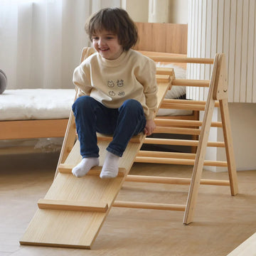 Olive- Pikler Triangle Ladder and Climber Slide