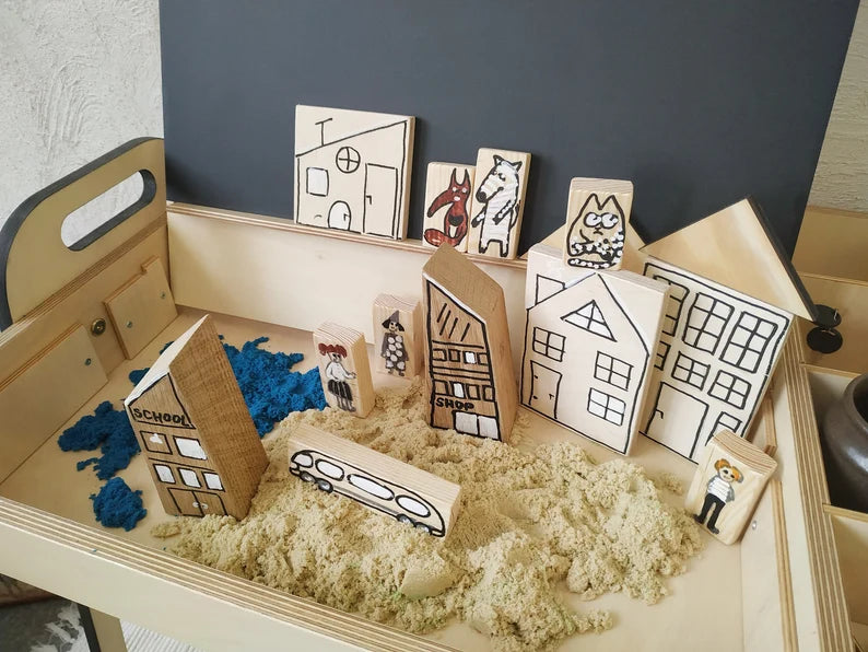 Adjustable multifunctional play, art and learning kids table
